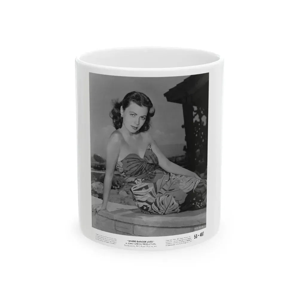 Faith Domergue #234 (Vintage Female Icon) White Coffee Mug 11oz - Go Mug Yourself