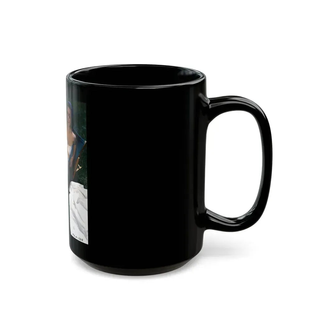 Faith Domergue #237 (Vintage Female Icon) Black Coffee Mug - Go Mug Yourself