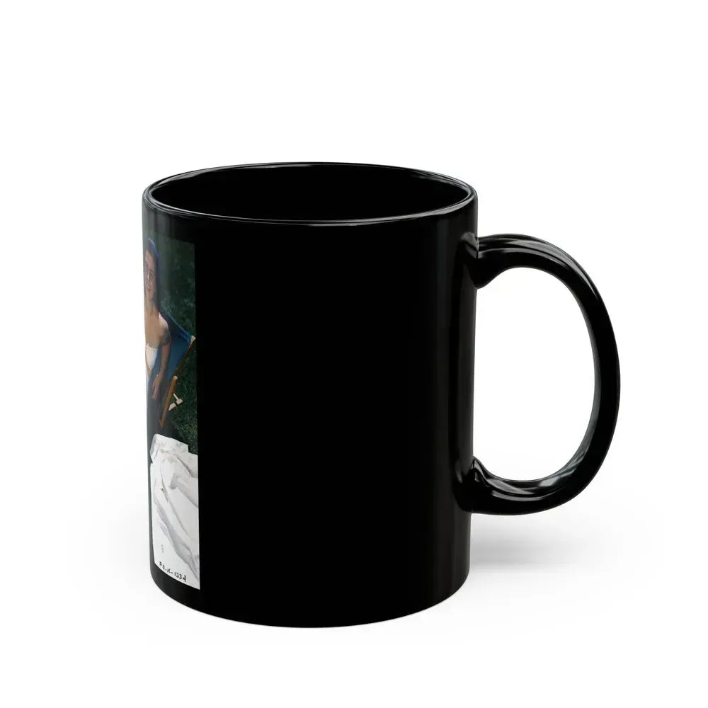 Faith Domergue #237 (Vintage Female Icon) Black Coffee Mug - Go Mug Yourself