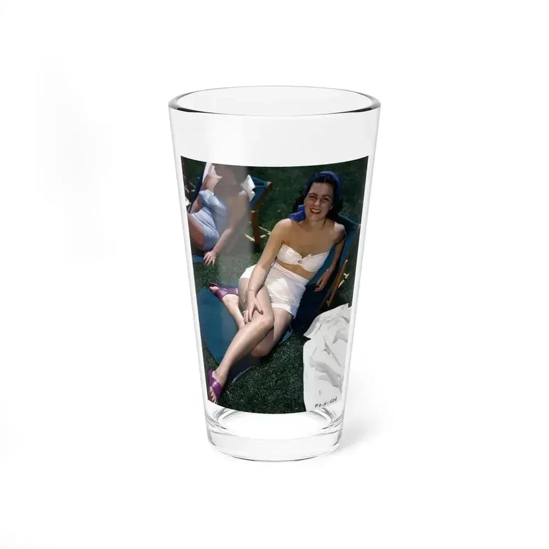 Faith Domergue #237 (Vintage Female Icon) Pint Glass 16oz 16oz - Go Mug Yourself