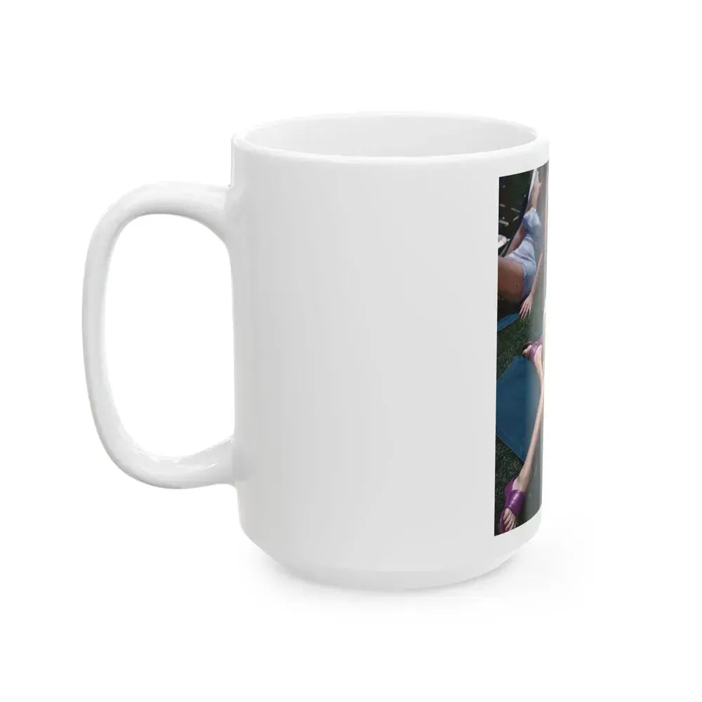 Faith Domergue #237 (Vintage Female Icon) White Coffee Mug - Go Mug Yourself
