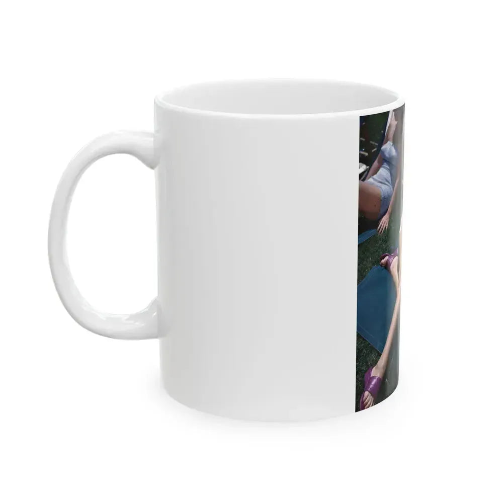 Faith Domergue #237 (Vintage Female Icon) White Coffee Mug - Go Mug Yourself