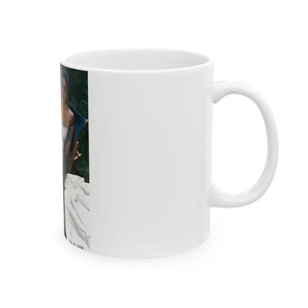 Faith Domergue #237 (Vintage Female Icon) White Coffee Mug - Go Mug Yourself