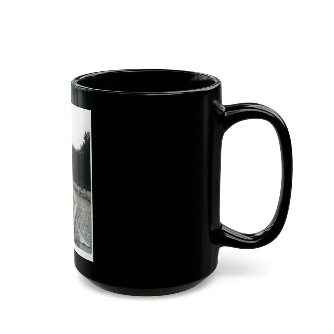 Faith Domergue #238 - Remade B&W 8x10 Full Full Body 2-Piece Swimsuit Cheesecake Photo HQ Re-Print (Vintage Female Icon) Black Coffee Mug - Go Mug Yourself