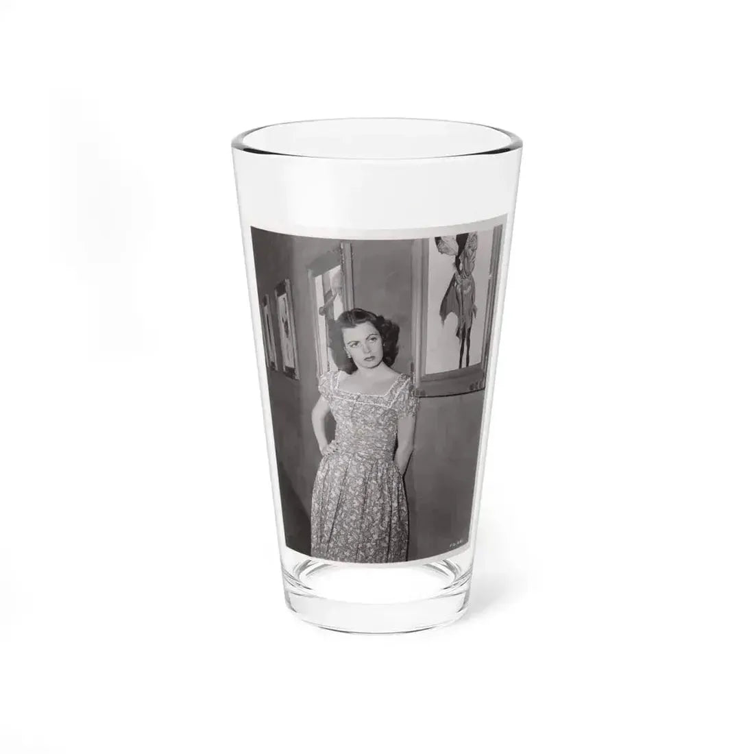 Faith Domergue #31 (Vintage Female Icon) Pint Glass 16oz 16oz - Go Mug Yourself