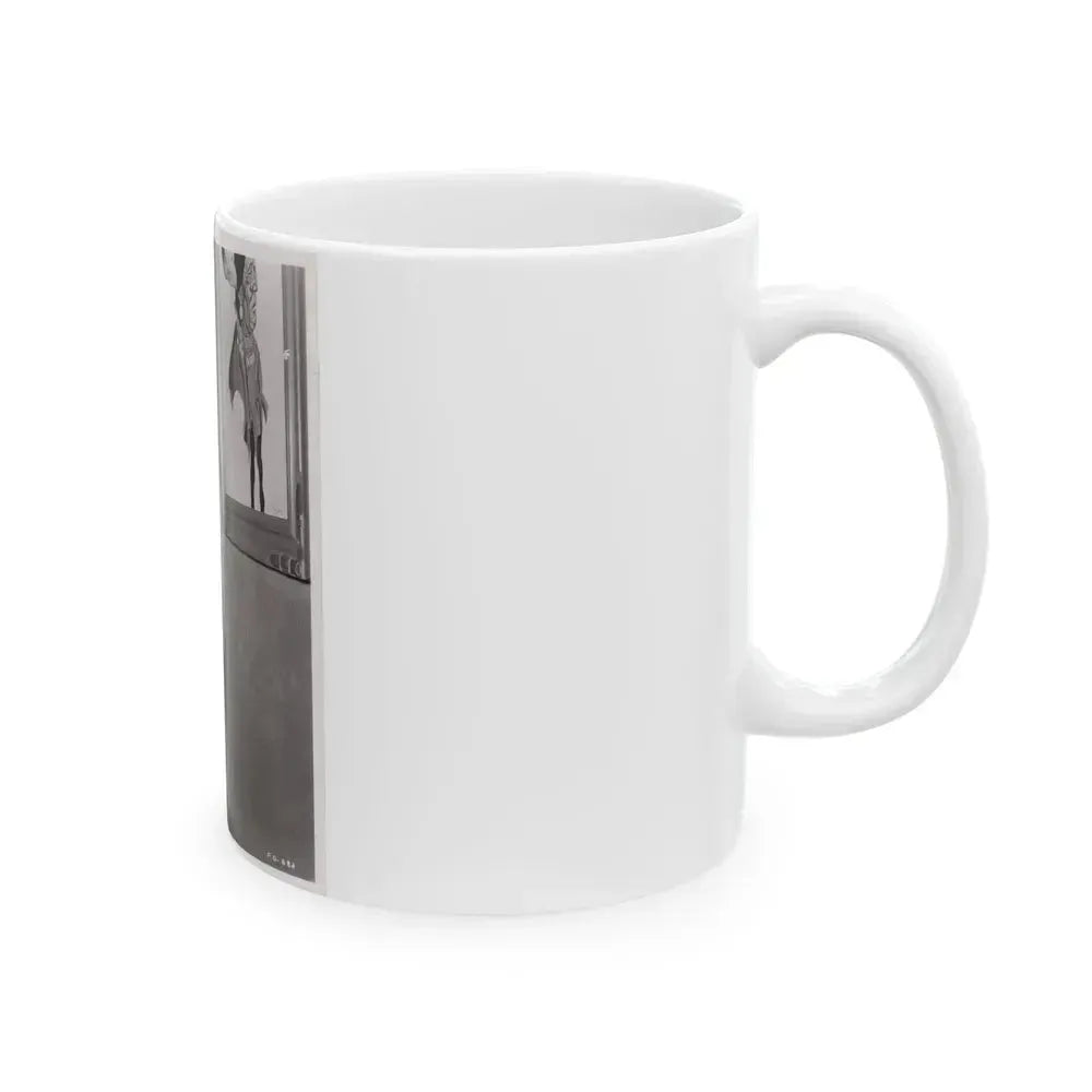 Faith Domergue #31 (Vintage Female Icon) White Coffee Mug - Go Mug Yourself