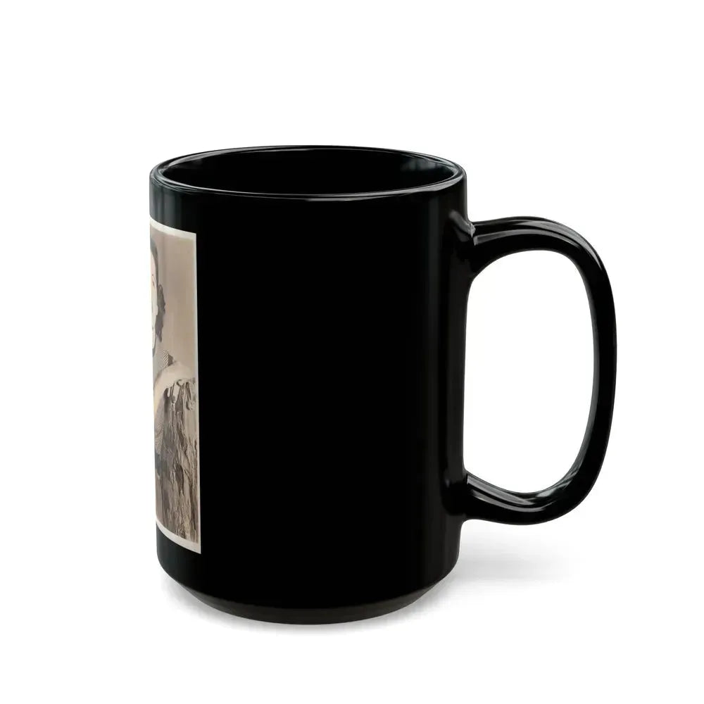 Faith Domergue #32 (Vintage Female Icon) Black Coffee Mug - Go Mug Yourself