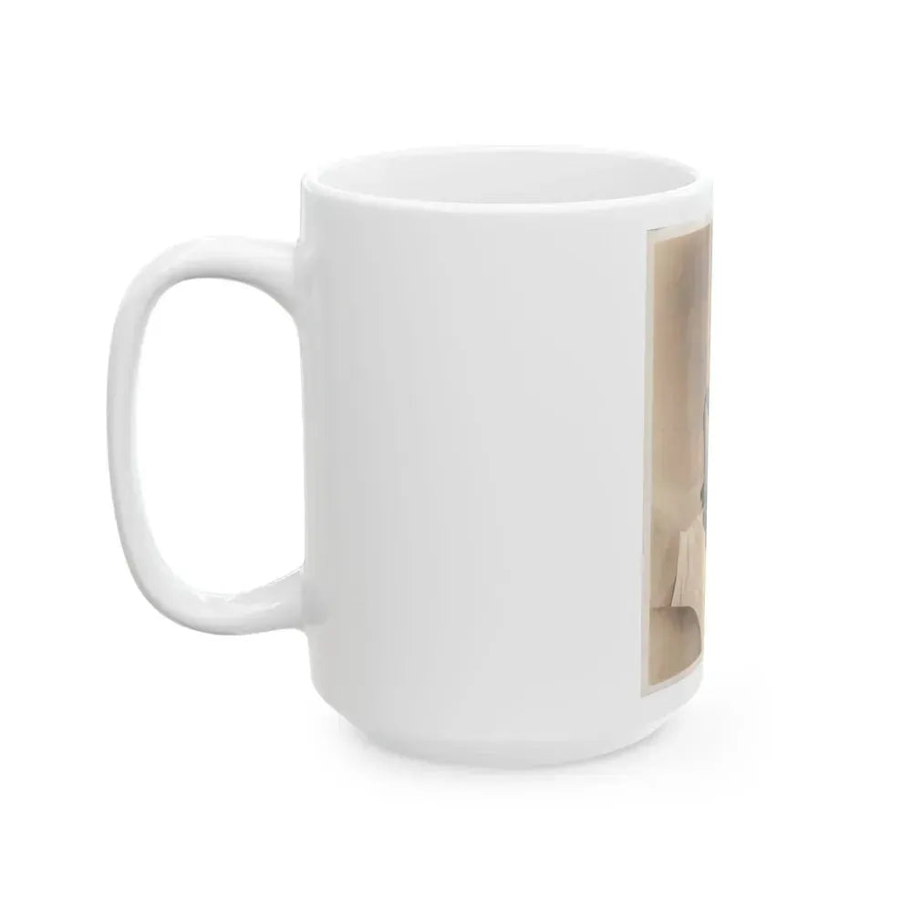 Faith Domergue #32 (Vintage Female Icon) White Coffee Mug - Go Mug Yourself