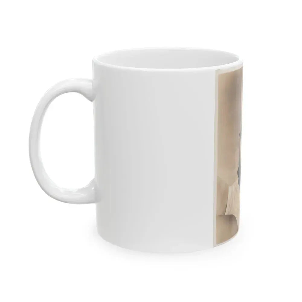 Faith Domergue #32 (Vintage Female Icon) White Coffee Mug - Go Mug Yourself