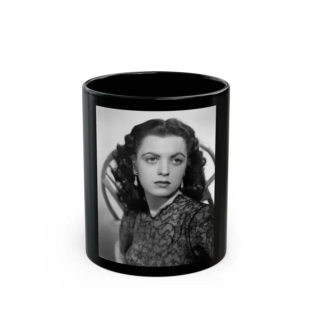 Faith Domergue #33 (Vintage Female Icon) Black Coffee Mug 11oz - Go Mug Yourself