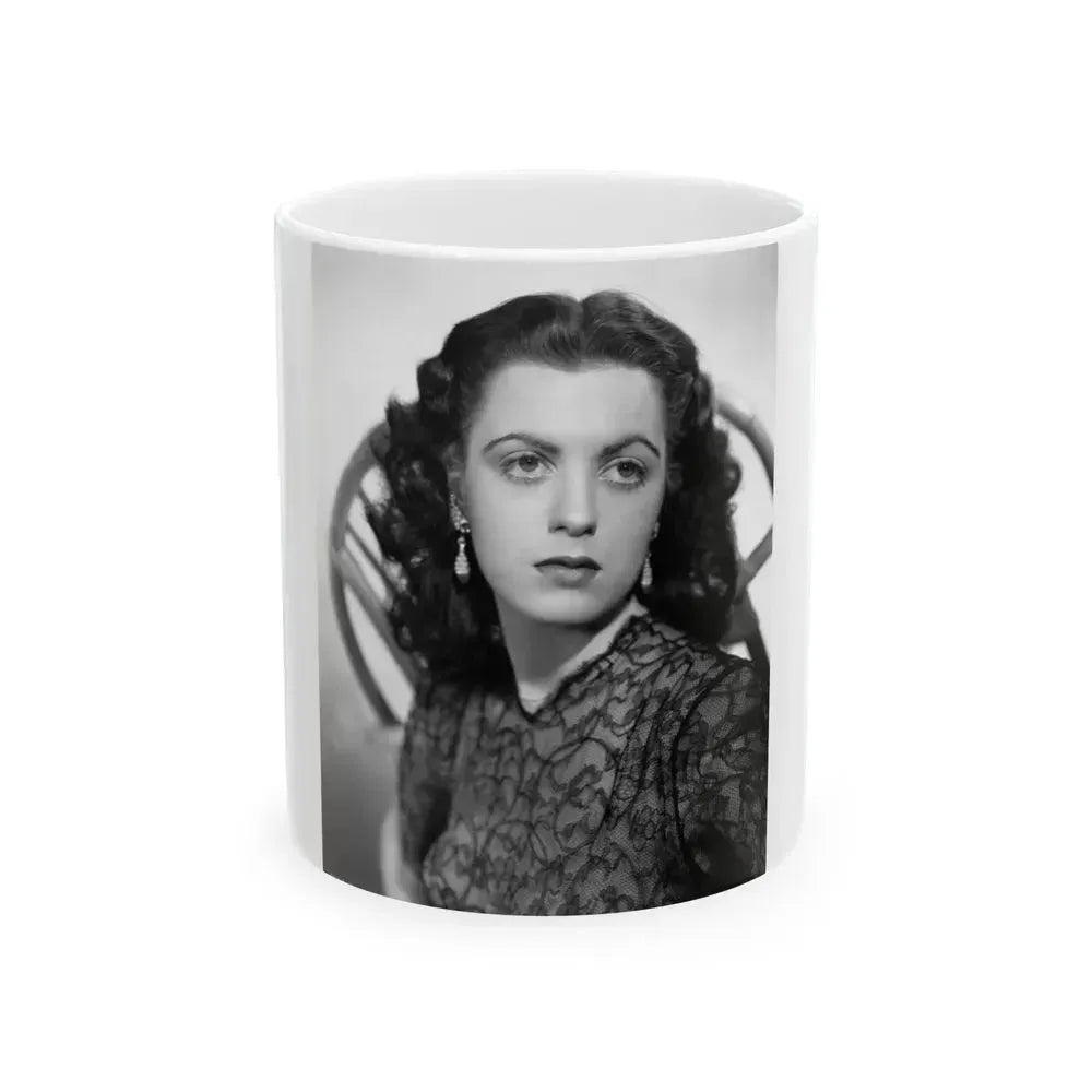 Faith Domergue #33 (Vintage Female Icon) White Coffee Mug 11oz - Go Mug Yourself