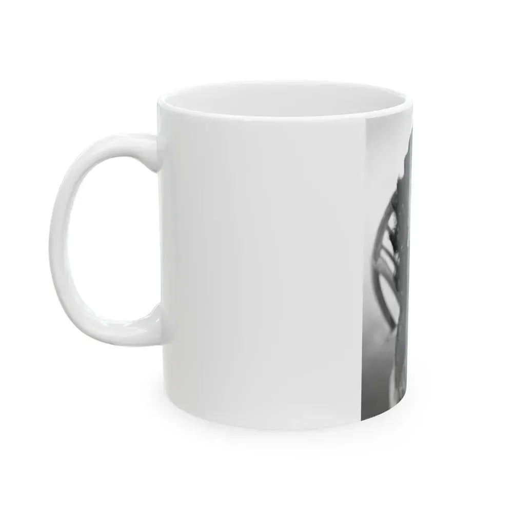 Faith Domergue #33 (Vintage Female Icon) White Coffee Mug - Go Mug Yourself
