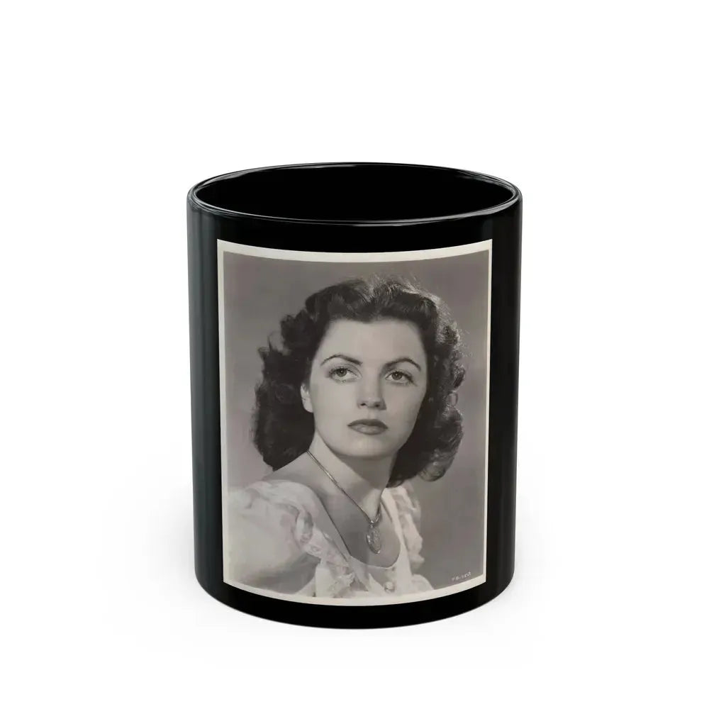 Faith Domergue #38 (Vintage Female Icon) Black Coffee Mug 11oz - Go Mug Yourself
