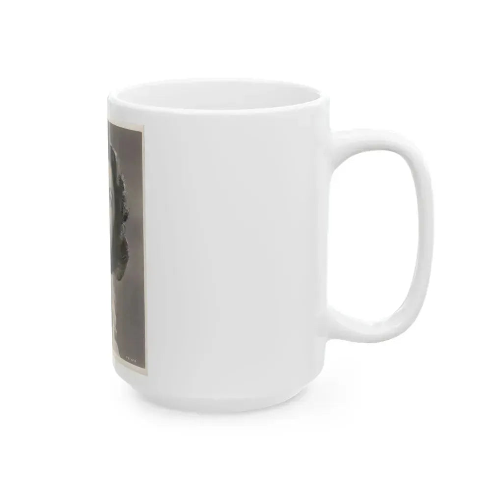 Faith Domergue #38 (Vintage Female Icon) White Coffee Mug - Go Mug Yourself