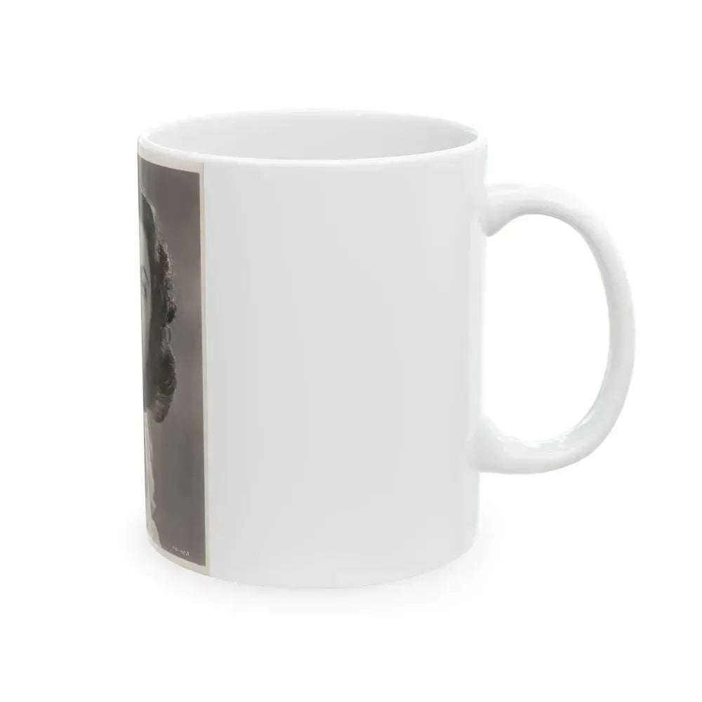 Faith Domergue #38 (Vintage Female Icon) White Coffee Mug - Go Mug Yourself