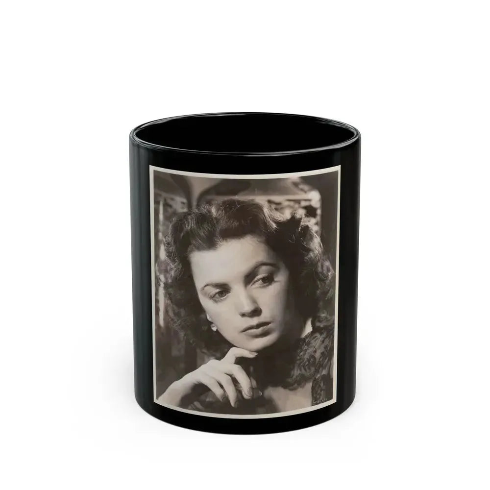 Faith Domergue #42 (Vintage Female Icon) Black Coffee Mug 11oz - Go Mug Yourself