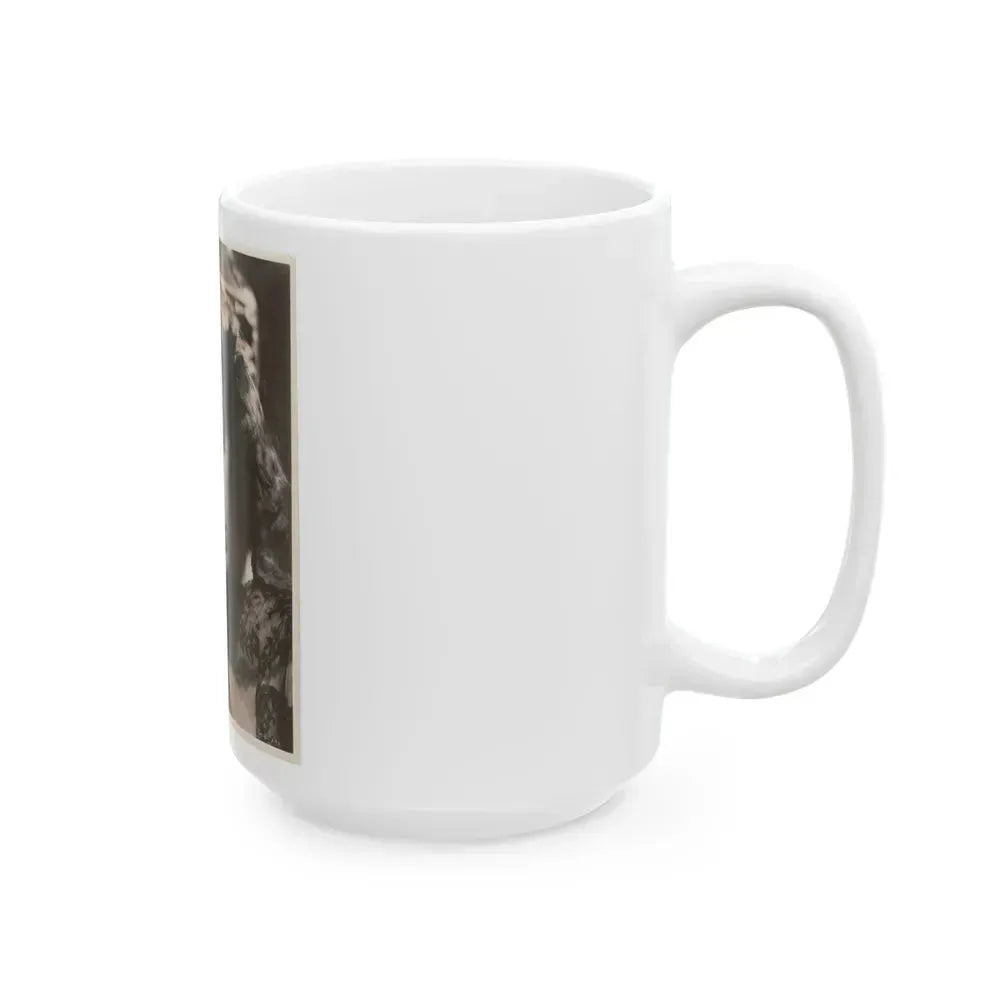 Faith Domergue #42 (Vintage Female Icon) White Coffee Mug - Go Mug Yourself