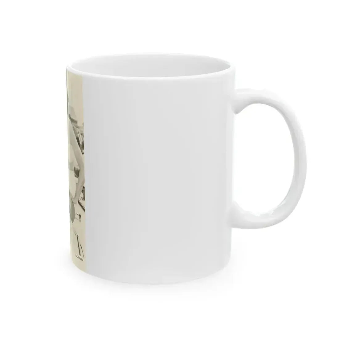 Faith Domergue #47 1 (Vintage Female Icon) White Coffee Mug - Go Mug Yourself