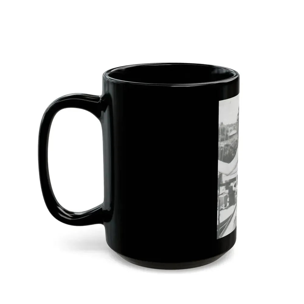 Faith Domergue #47 (Vintage Female Icon) Black Coffee Mug - Go Mug Yourself