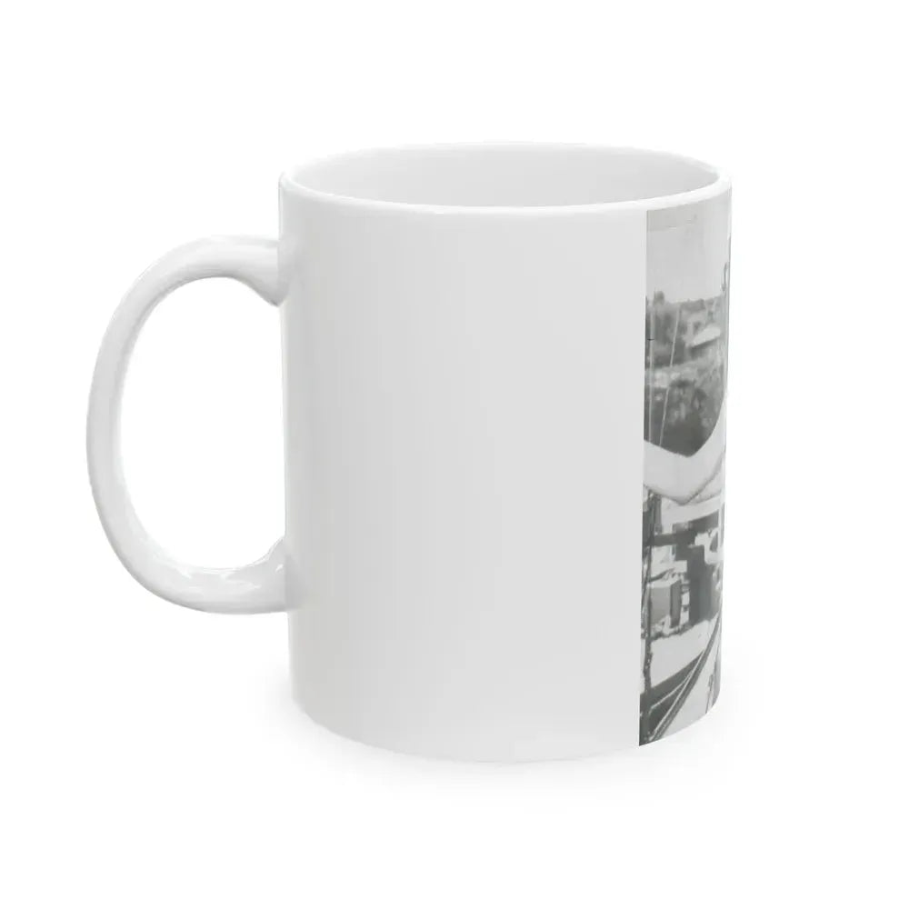 Faith Domergue #47 (Vintage Female Icon) White Coffee Mug - Go Mug Yourself