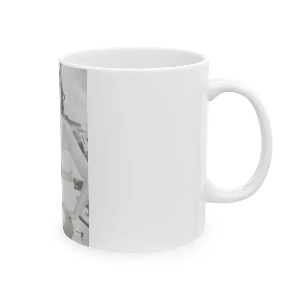 Faith Domergue #47 (Vintage Female Icon) White Coffee Mug - Go Mug Yourself