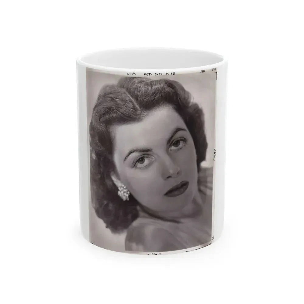 Faith Domergue #48 (Vintage Female Icon) White Coffee Mug 11oz - Go Mug Yourself