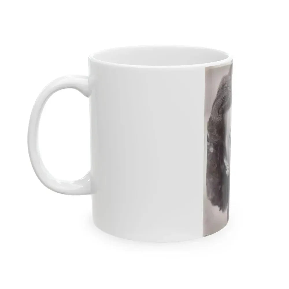 Faith Domergue #48 (Vintage Female Icon) White Coffee Mug - Go Mug Yourself
