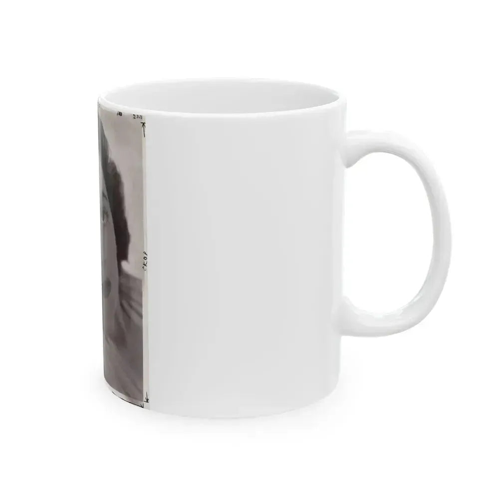 Faith Domergue #48 (Vintage Female Icon) White Coffee Mug - Go Mug Yourself