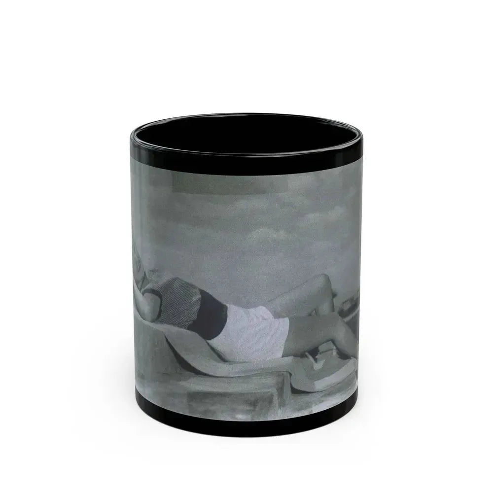 Faith Domergue #55 (Vintage Female Icon) Black Coffee Mug 11oz - Go Mug Yourself