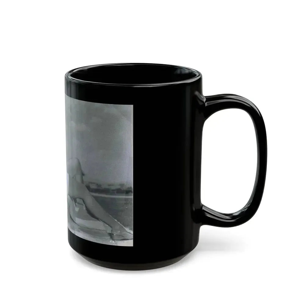 Faith Domergue #55 (Vintage Female Icon) Black Coffee Mug - Go Mug Yourself