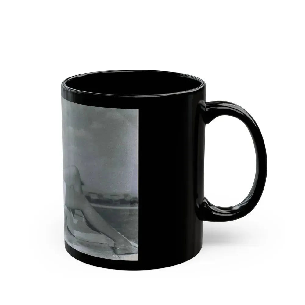 Faith Domergue #55 (Vintage Female Icon) Black Coffee Mug - Go Mug Yourself