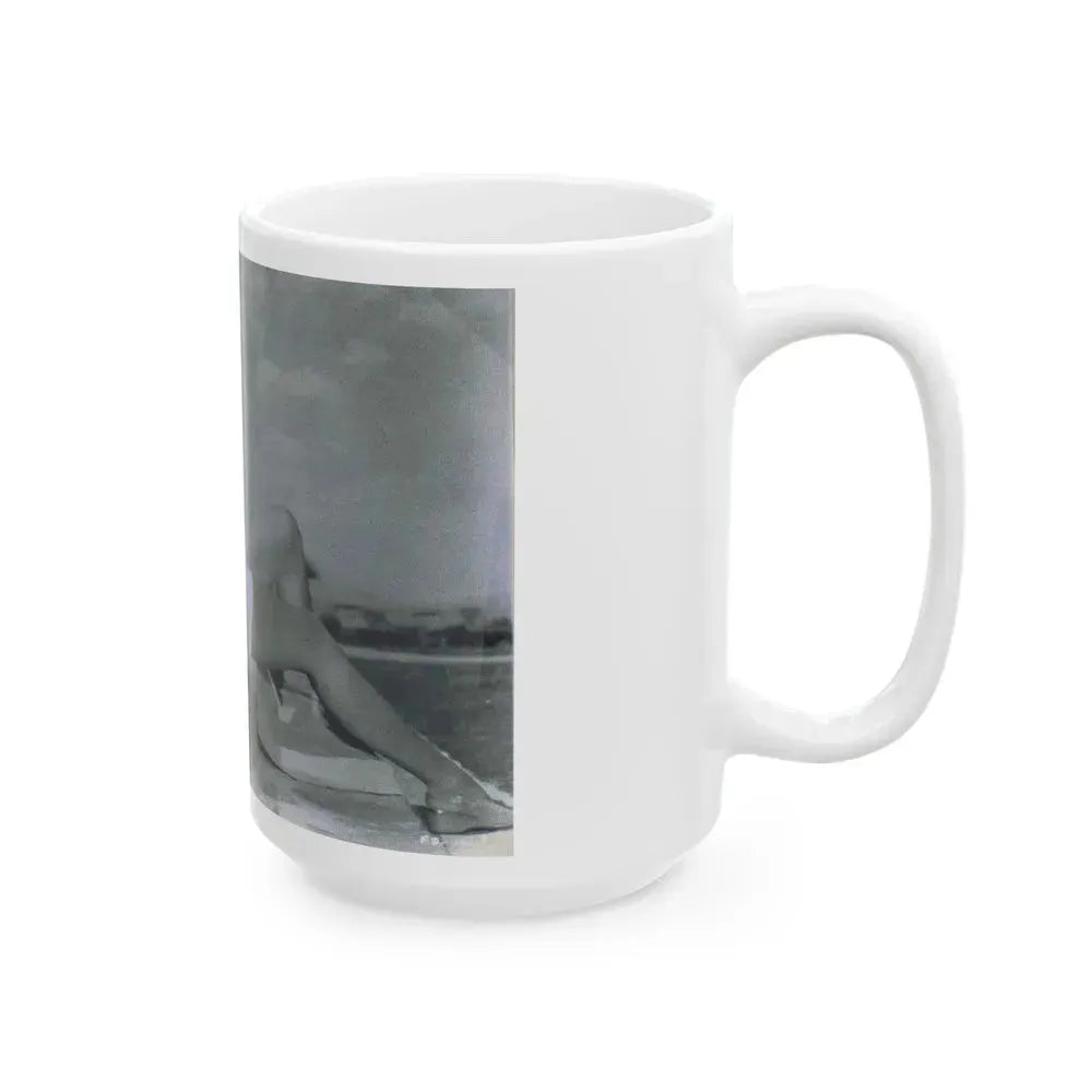 Faith Domergue #55 (Vintage Female Icon) White Coffee Mug - Go Mug Yourself