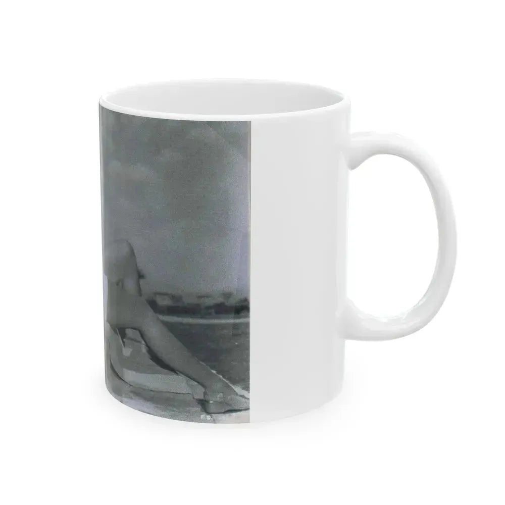 Faith Domergue #55 (Vintage Female Icon) White Coffee Mug - Go Mug Yourself