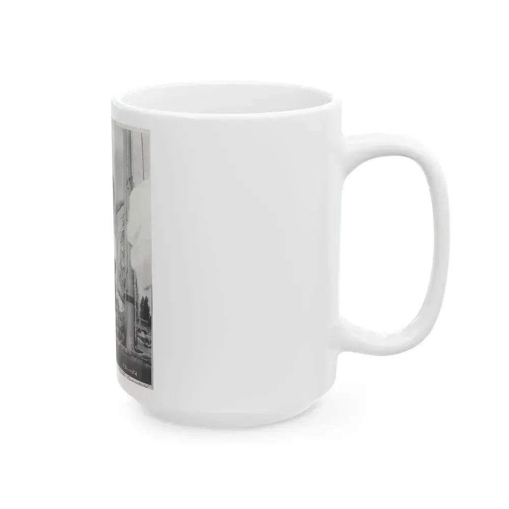 Faith Domergue #57 (Vintage Female Icon) White Coffee Mug - Go Mug Yourself