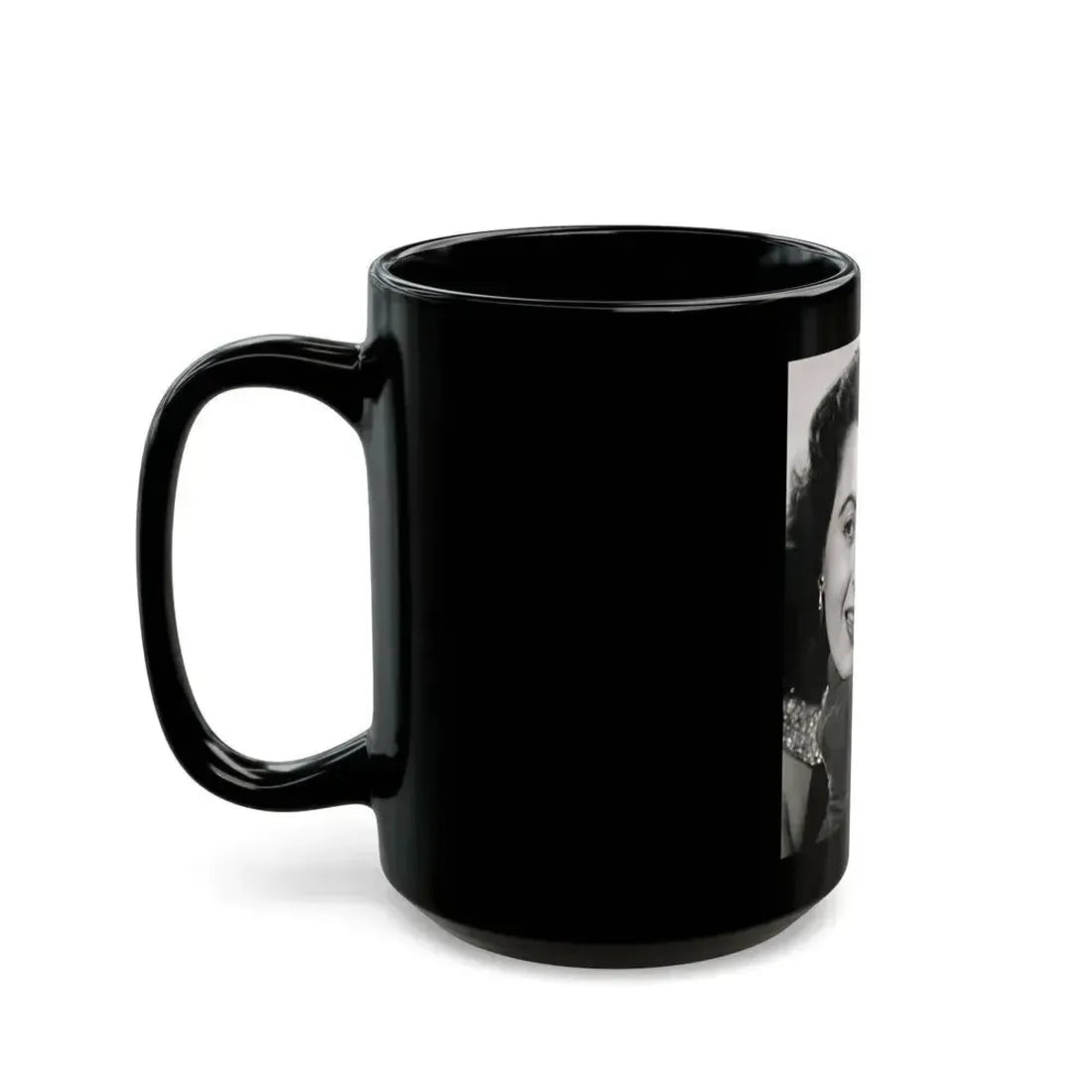 Faith Domergue #64 1 (Vintage Female Icon) Black Coffee Mug - Go Mug Yourself