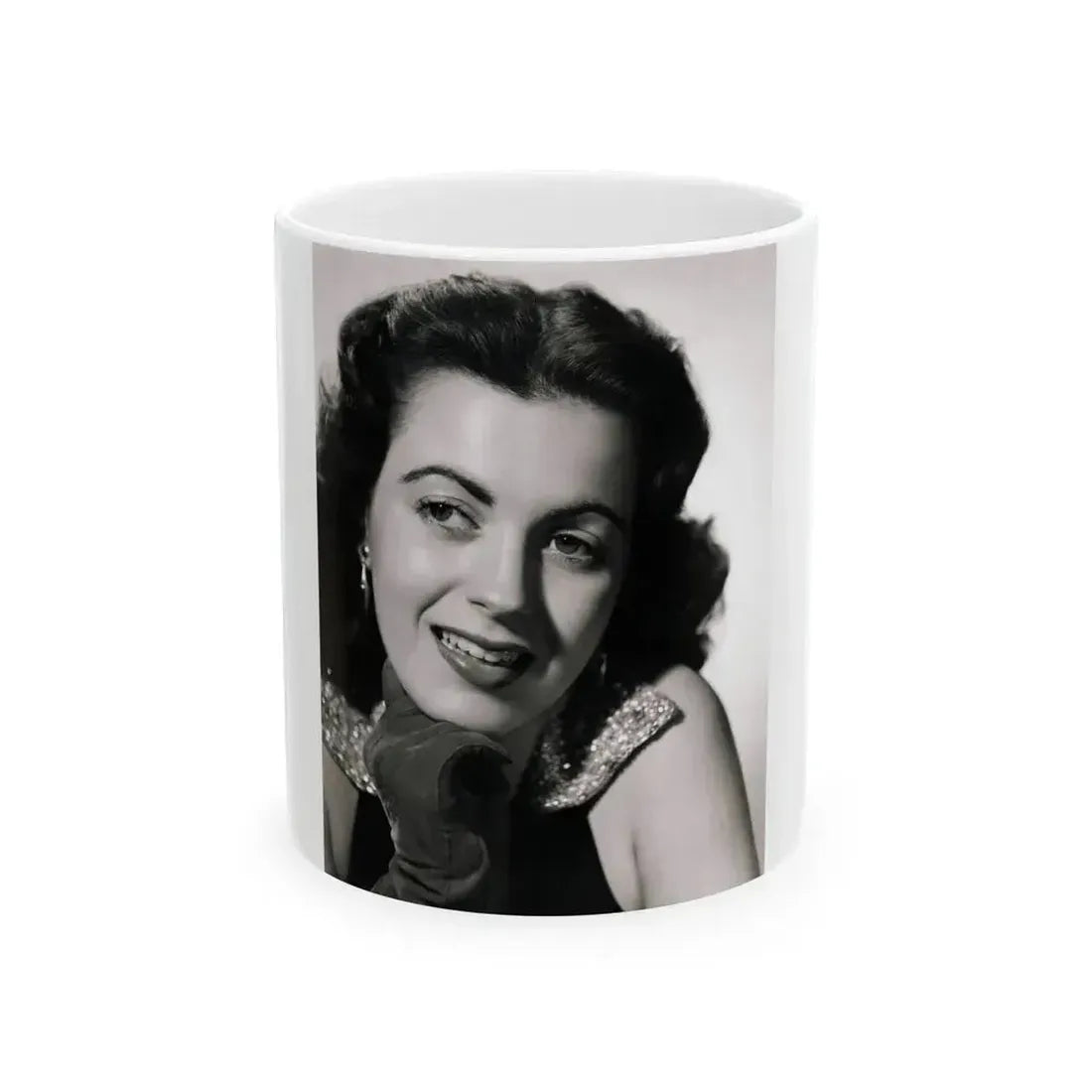 Faith Domergue #64 1 (Vintage Female Icon) White Coffee Mug 11oz - Go Mug Yourself