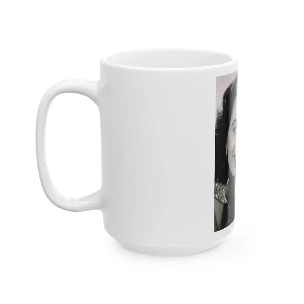 Faith Domergue #64 1 (Vintage Female Icon) White Coffee Mug - Go Mug Yourself