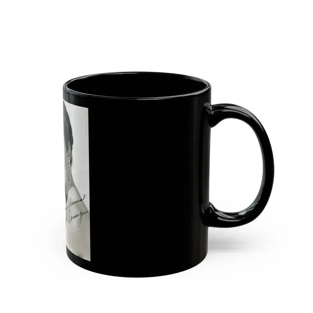 Faith Domergue #70 (Vintage Female Icon) Black Coffee Mug - Go Mug Yourself