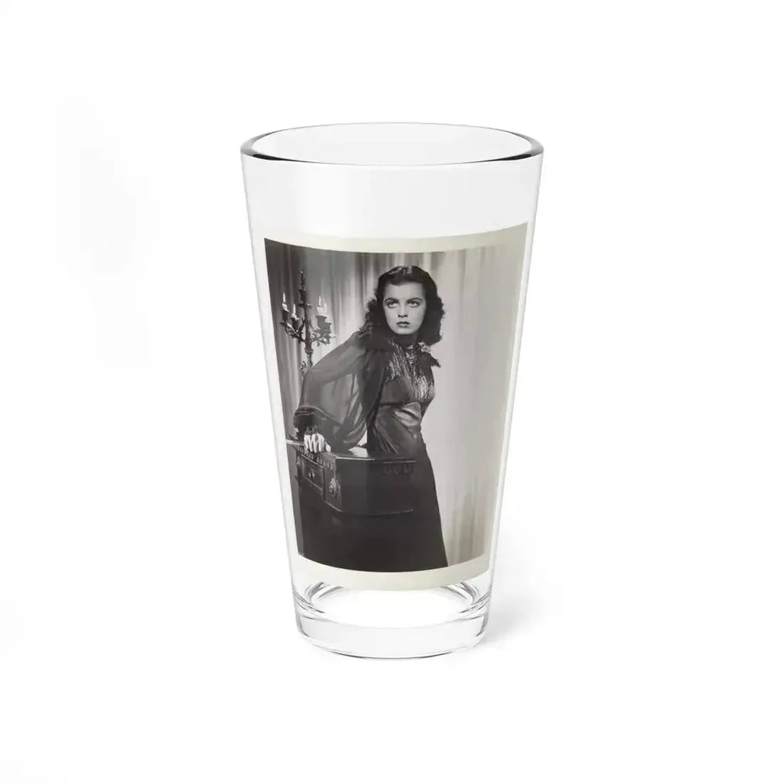 Faith Domergue #72 (Vintage Female Icon) Pint Glass 16oz 16oz - Go Mug Yourself