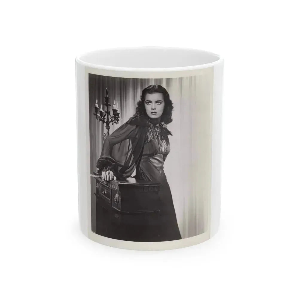 Faith Domergue #72 (Vintage Female Icon) White Coffee Mug 11oz - Go Mug Yourself