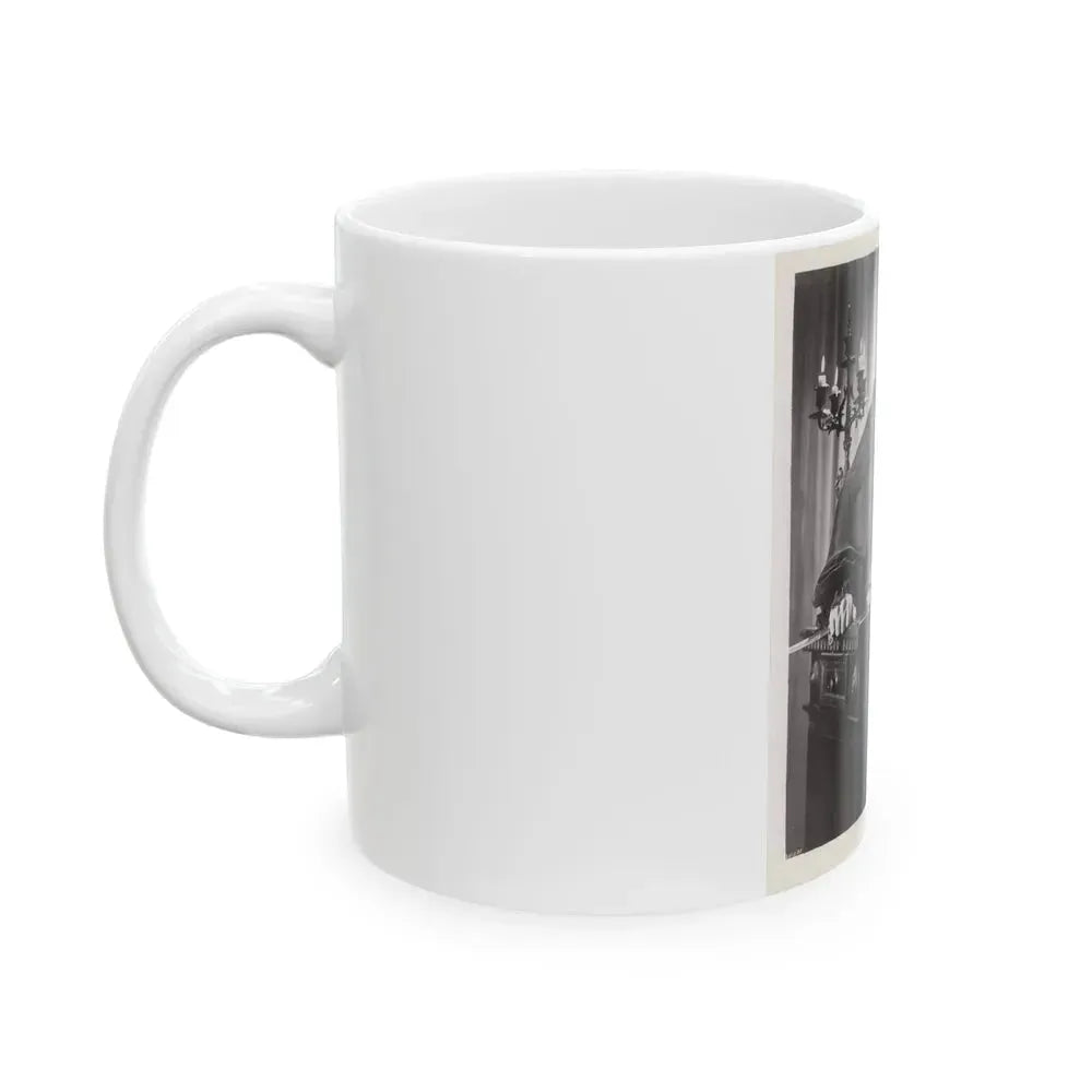Faith Domergue #72 (Vintage Female Icon) White Coffee Mug - Go Mug Yourself