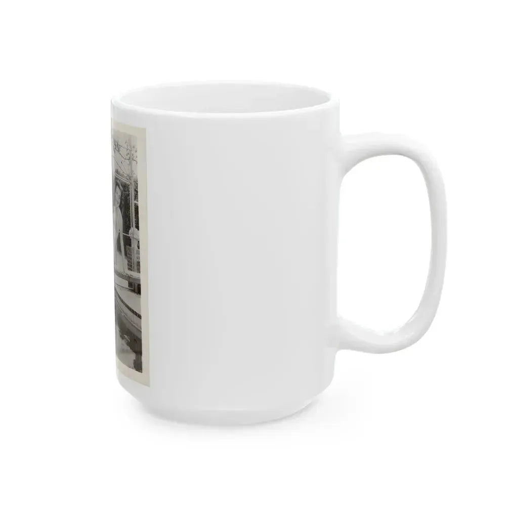 Faith Domergue #73 (Vintage Female Icon) White Coffee Mug - Go Mug Yourself