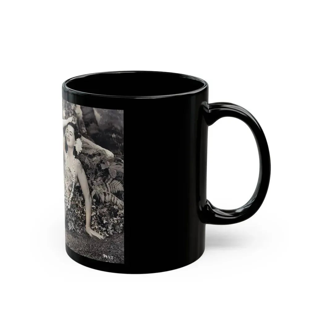 Faith Domergue #75 (Vintage Female Icon) Black Coffee Mug - Go Mug Yourself