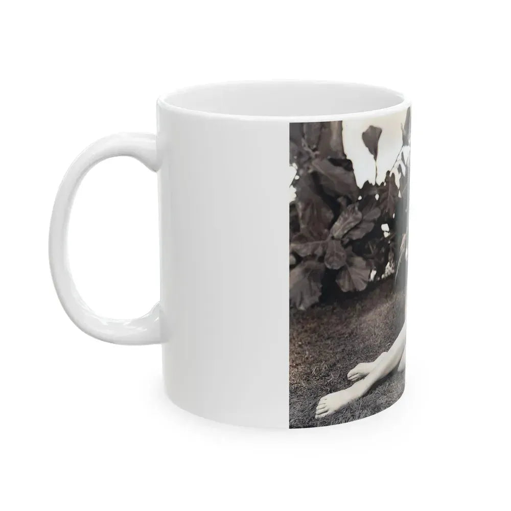 Faith Domergue #75 (Vintage Female Icon) White Coffee Mug - Go Mug Yourself