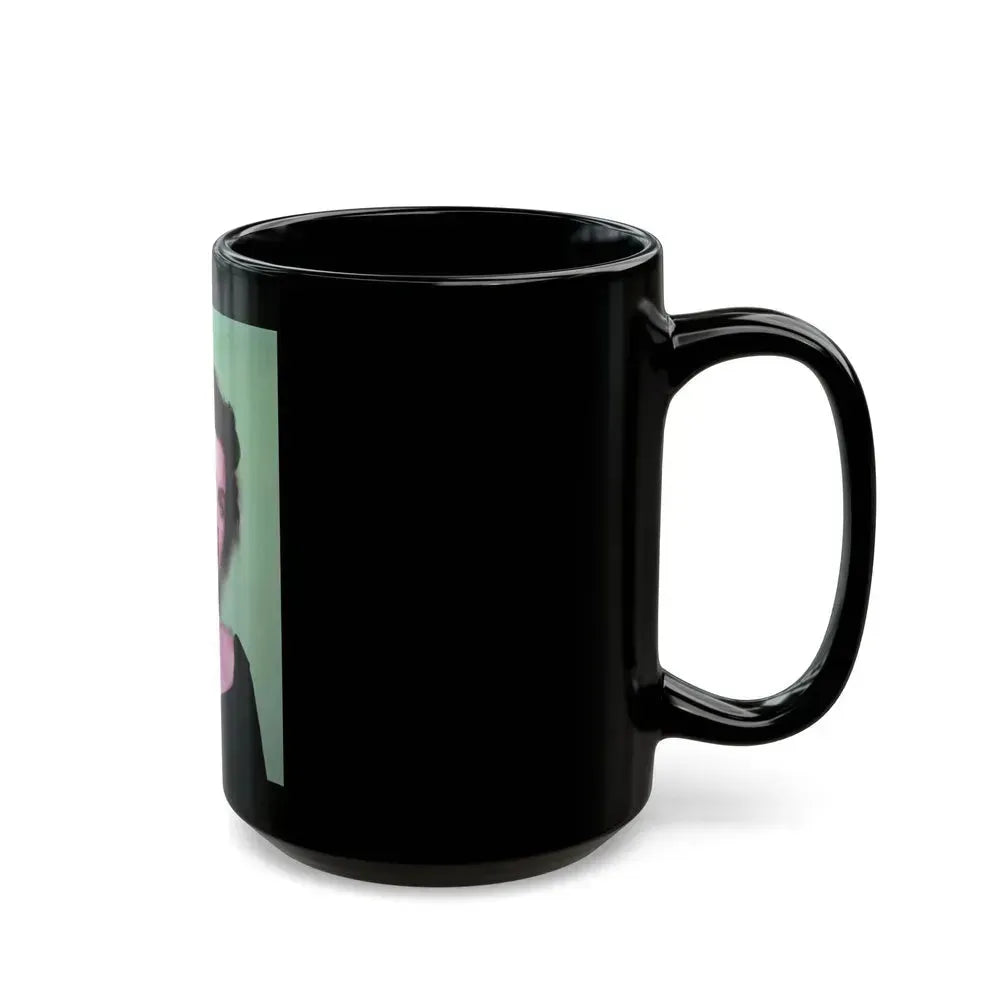 Faith Domergue #81 (Vintage Female Icon) Black Coffee Mug - Go Mug Yourself