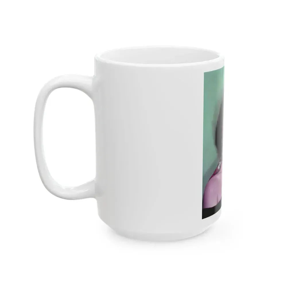 Faith Domergue #81 (Vintage Female Icon) White Coffee Mug - Go Mug Yourself