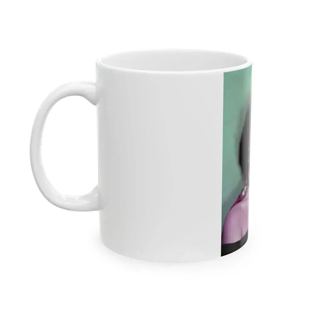 Faith Domergue #81 (Vintage Female Icon) White Coffee Mug - Go Mug Yourself
