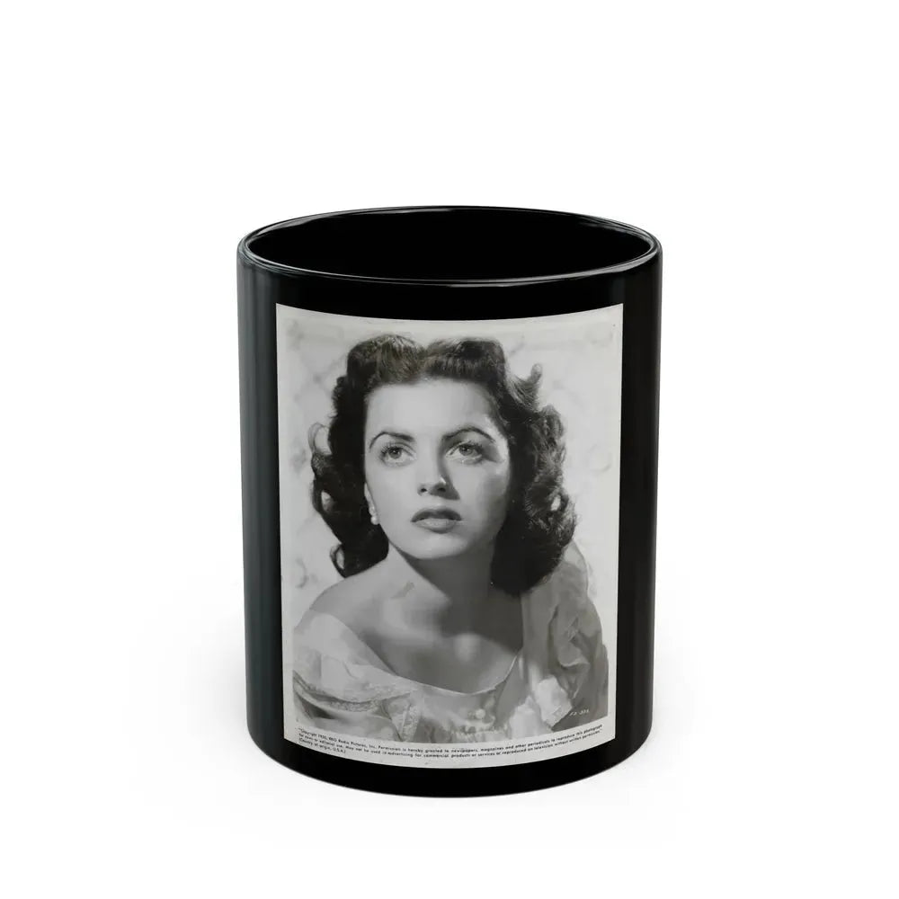 Faith Domergue #84 (Vintage Female Icon) Black Coffee Mug 11oz - Go Mug Yourself