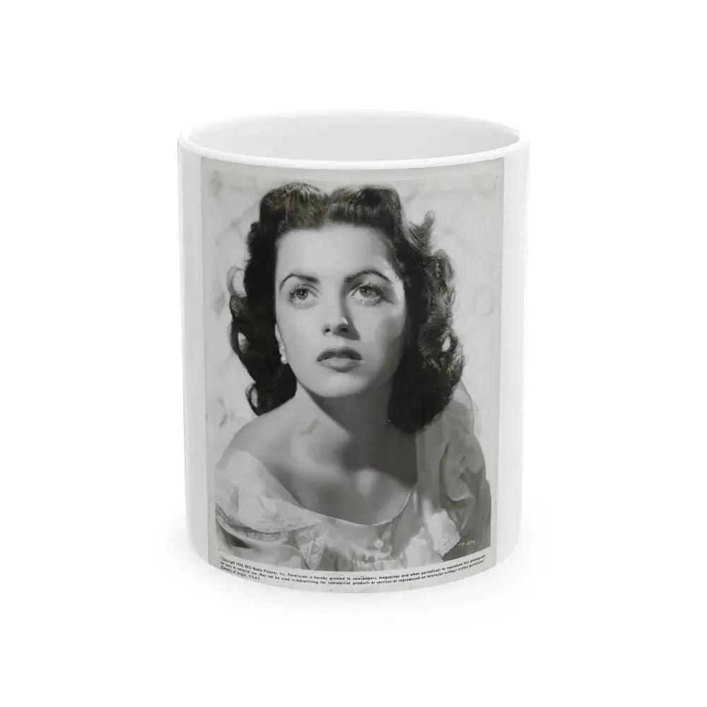 Faith Domergue #84 (Vintage Female Icon) White Coffee Mug 11oz - Go Mug Yourself