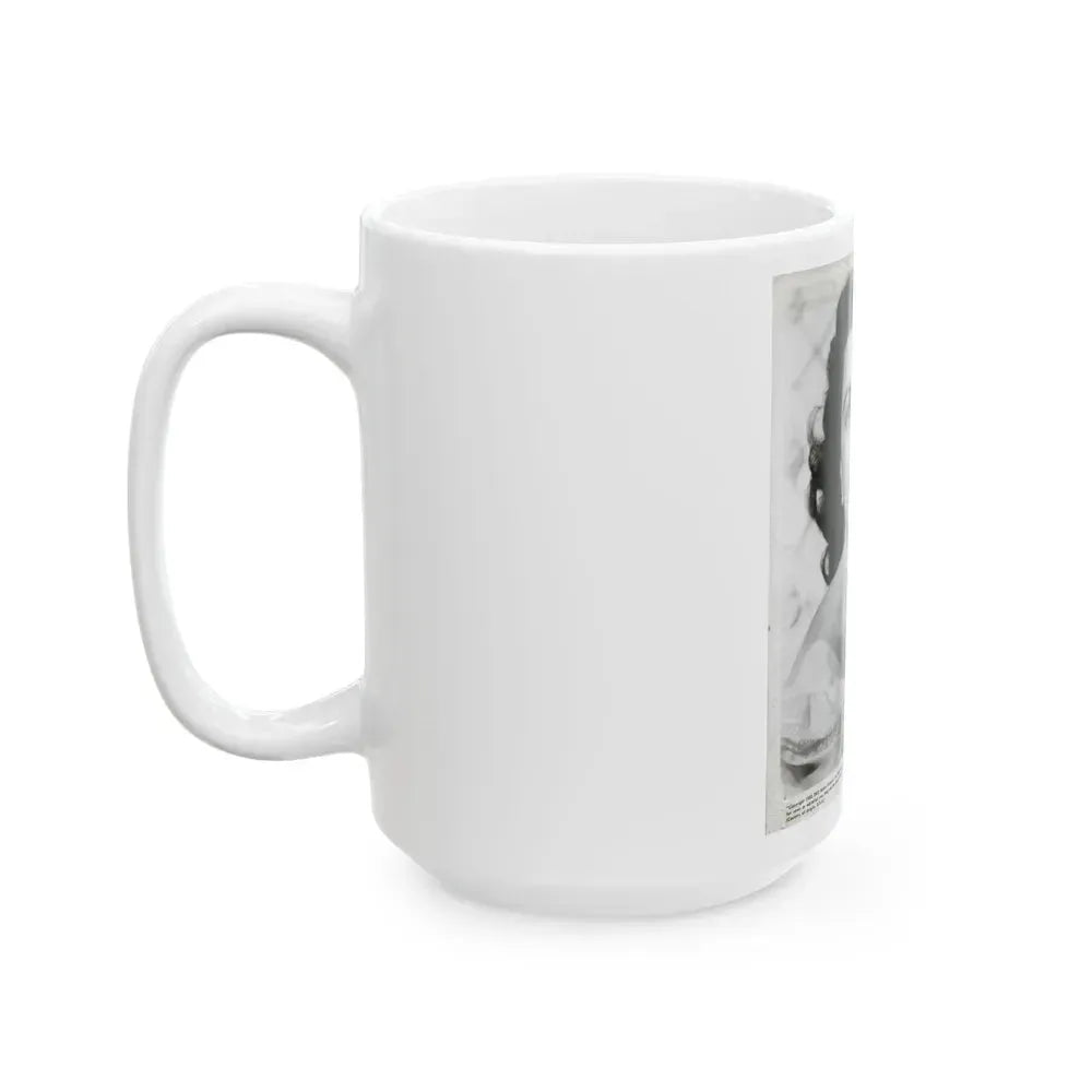 Faith Domergue #84 (Vintage Female Icon) White Coffee Mug - Go Mug Yourself
